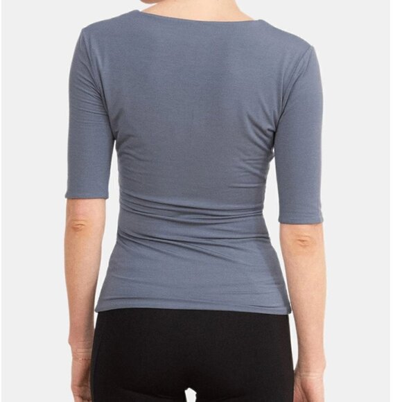 ADAY Top Notch T-shirt - Mineral Blue - sz XS NWOT - Picture 3 of 6